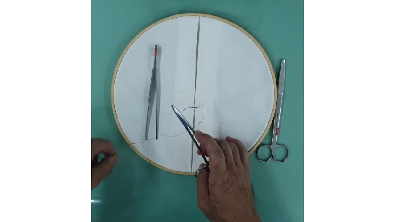 Ponto simples (sutura descontínua)