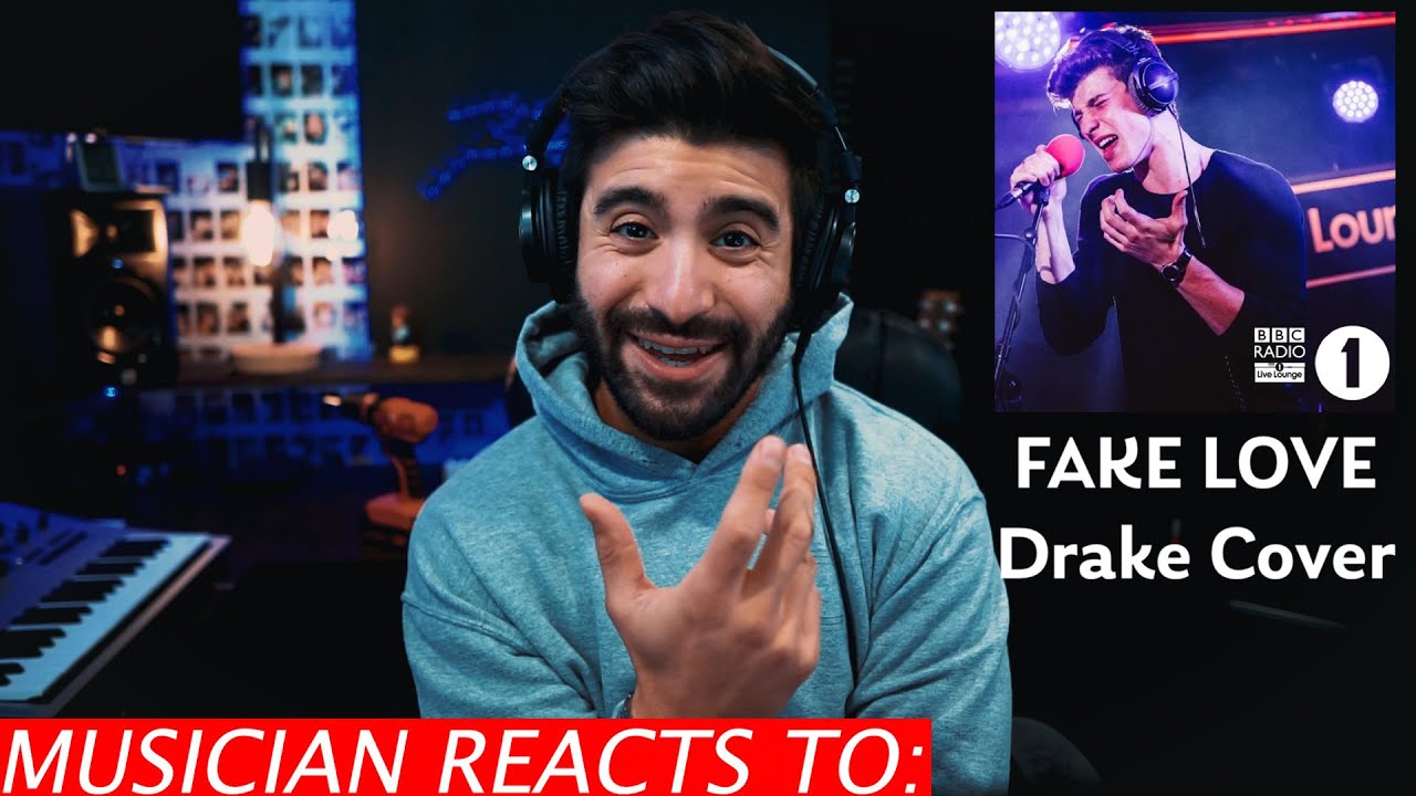 Musician Reacts To Shawn Mendes Fake Love Drake cover in the Live