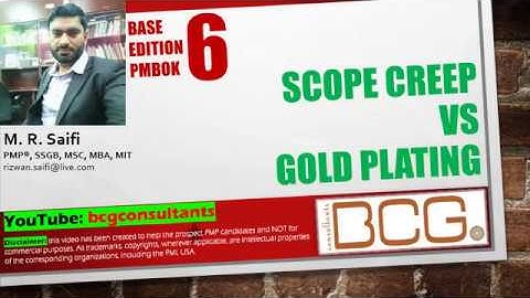 Scope Creep and Gold Plating