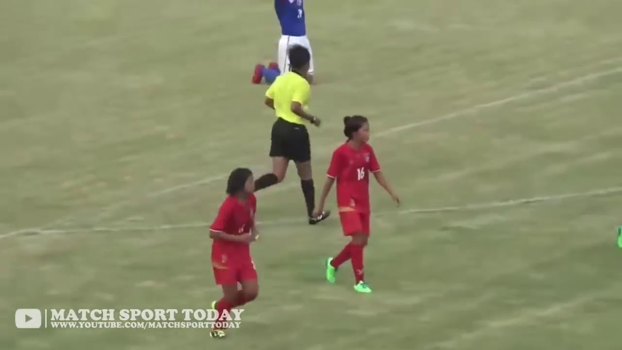 FULL HIGHLIGHTS  Myanmar U16 vs Malaysia U16 2 1 AFF U16 Girls' Championship 2018, 05 05 2018