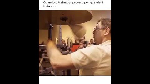 Precisa provar o porque sou treinador?