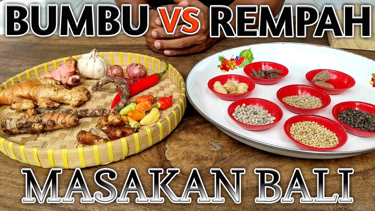 BUMBU BALI - BAHAN BAHAN DALAM MASAKAN KHAS BALI 