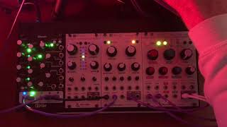 Qu-bit Bloom sequencing Rings into Clouds. A classic Eurorack patch. Eurorack Ambient
