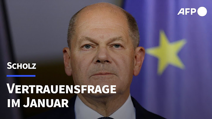 Scholz stellt im Januar Vertrauensfrage - Mögliche Neuwahl bis Ende März | AFP