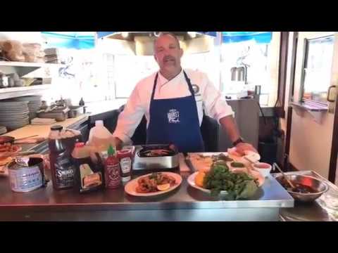 Cooking Red Chili Garlic Shrimp with Chef Bob at Fog Harbor Fish House