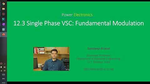 12.3 Single Phase VSC: Fundamental Modulation