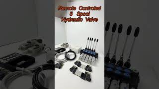 5-Spool Radio Remote Control Hydraulic Valve | High-Power Control for Trucks & Trailers