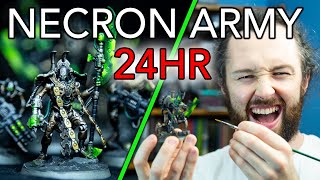 24hr Necron Army SPEEDPAINT | Szarekhan Dynasty | Warhammer 40000 @BroadswordWargaming