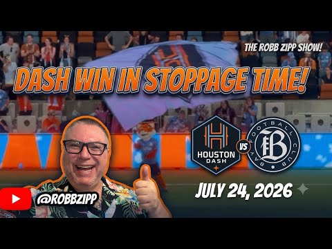 ⚽️ @robbzipp SAW @HoustonDashSoccer BEAT BAY FC! 7-24-2026