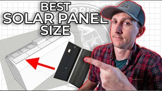 best solar panel size for a diy camper electrical system (and how to blueprint your camper roof)