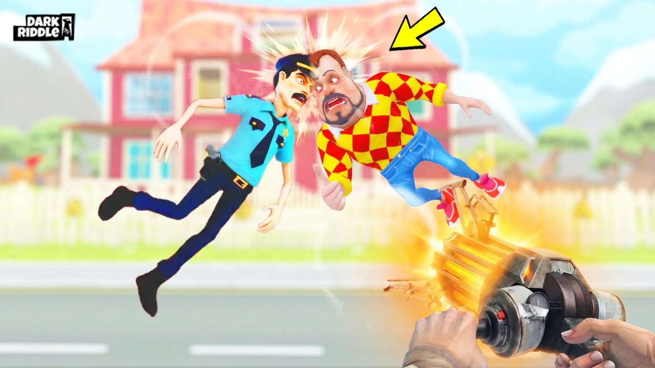 KAFA KAFAYA TOKUŞTURDUK 😂 Dark Riddle Yeni Mod