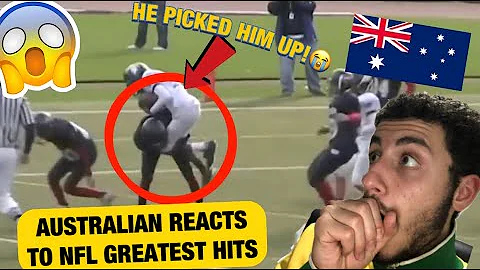 AUSTRALIAN REACTING TO NFL GREATEST HITS! (THIS SHIT IS CRAZY!!!!)