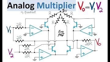 Analog Multiplier Circuit (4-quadrant): How does it work?
