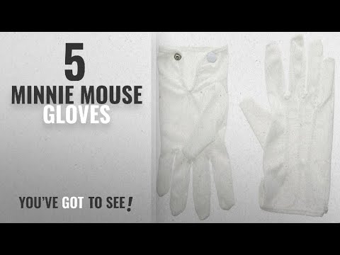 Top 10 Minnie Mouse Gloves [2018]: Deluxe Theatrical Gloves (white) Party Accessory (1 count) (1