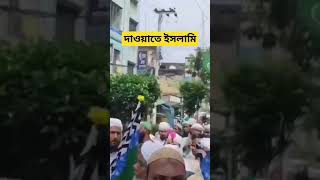 দাওয়াতে ইসলামির জুলুসে মিলাদ।  Dawat-e-Islami Jolose Milad