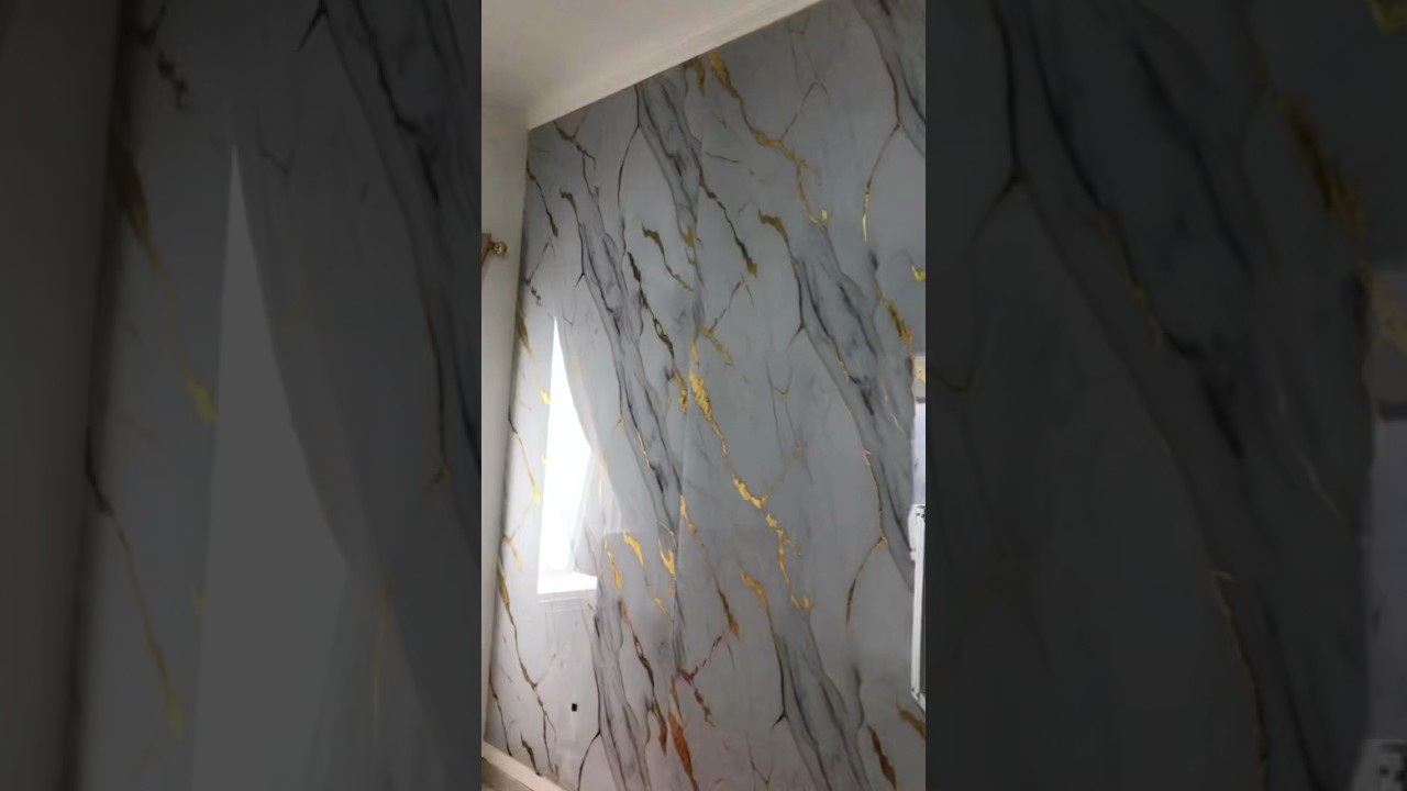 Wallpanel pvc marmer🤩membuat dinding ruangan makin jadi estetik dan cantik bnget gaes2/bunda2😍