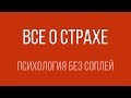 Все о страхе — Психология без соплей