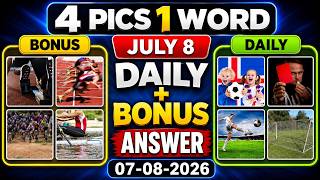 4 Pics 1 Word - ANSWER July 8 2026 – Daily Puzzle + Bonus (Solution) screenshot 5