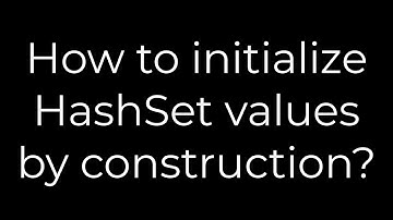 Java :How to initialize HashSet values by construction?(5solution)
