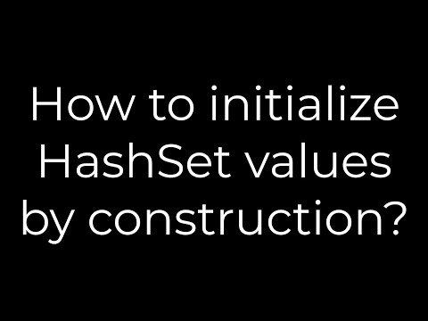 Java :How to initialize HashSet values by construction?(5solution)