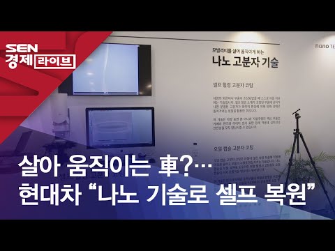   살아 움직이는 車 현대차 나노 기술로 셀프 복원