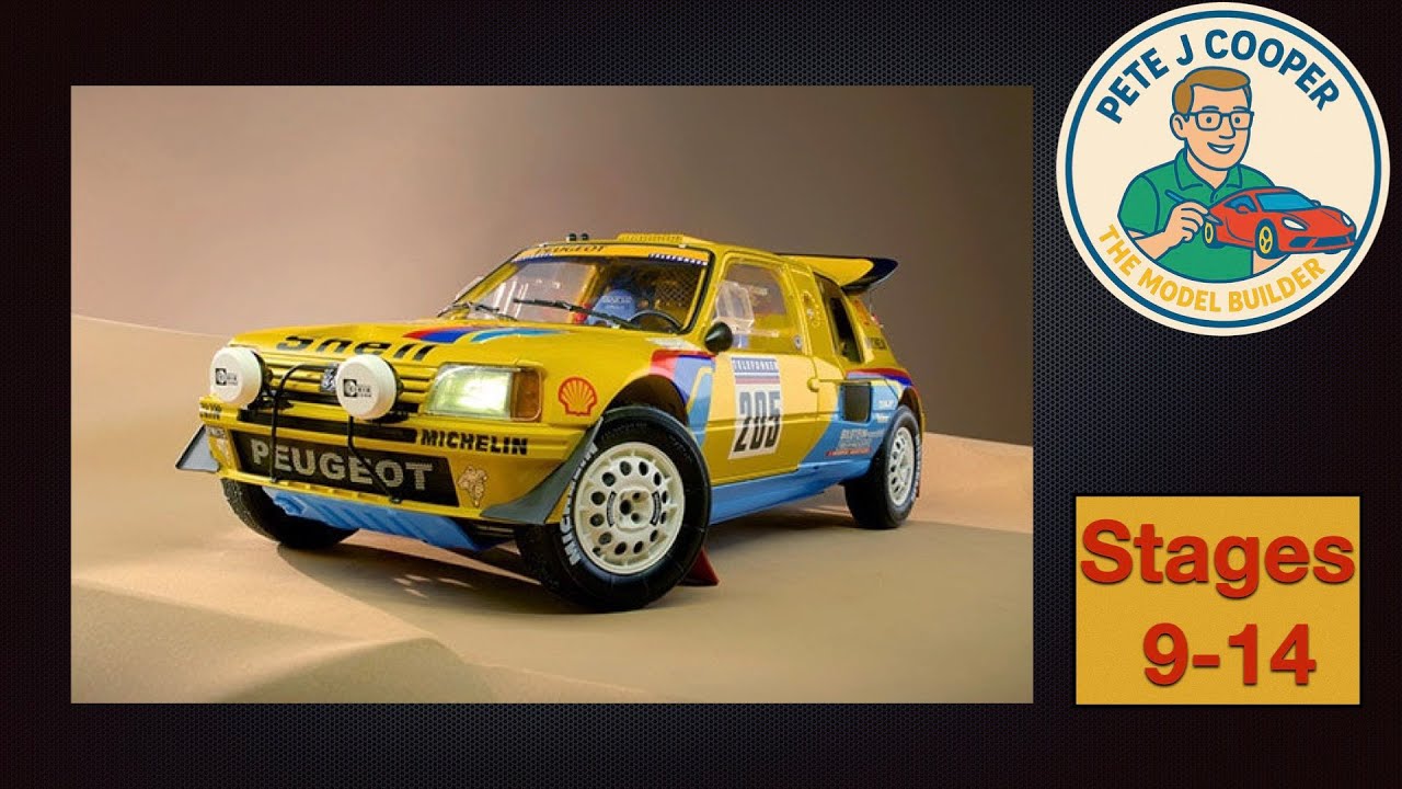 Building the Peugeot 205 Dakar T16 Stages 9-14 