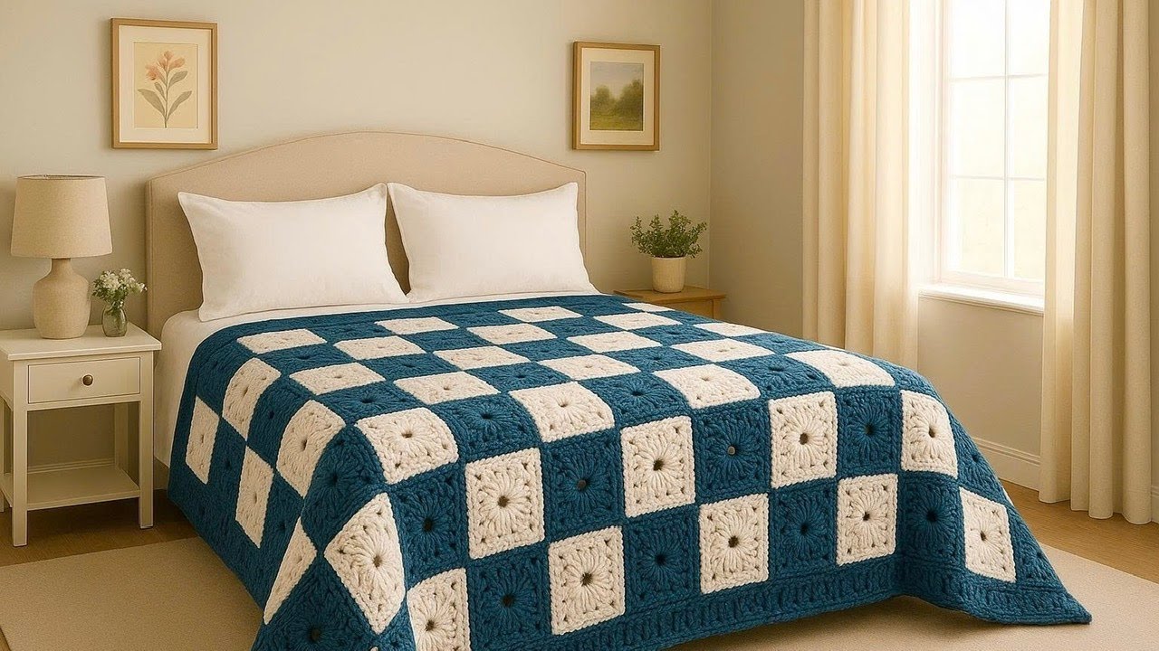 BEGINNER-FRIENDLY GRANNY SQUARE – QUICK, EASY & BEAUTIFUL FOR BLANKETS / GRANNY SQUARE