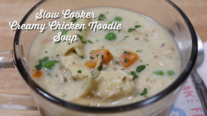 Crockpot chicken and noodles without cream of chicken soup