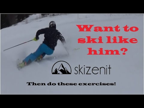 Ski Zenit education. Stable upper body