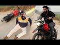 New dirt bike se chacha gir gaye 😢