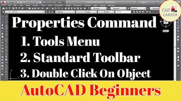 Properties command in AutoCAD | Quick properties of object in AutoCAD | change properties of object