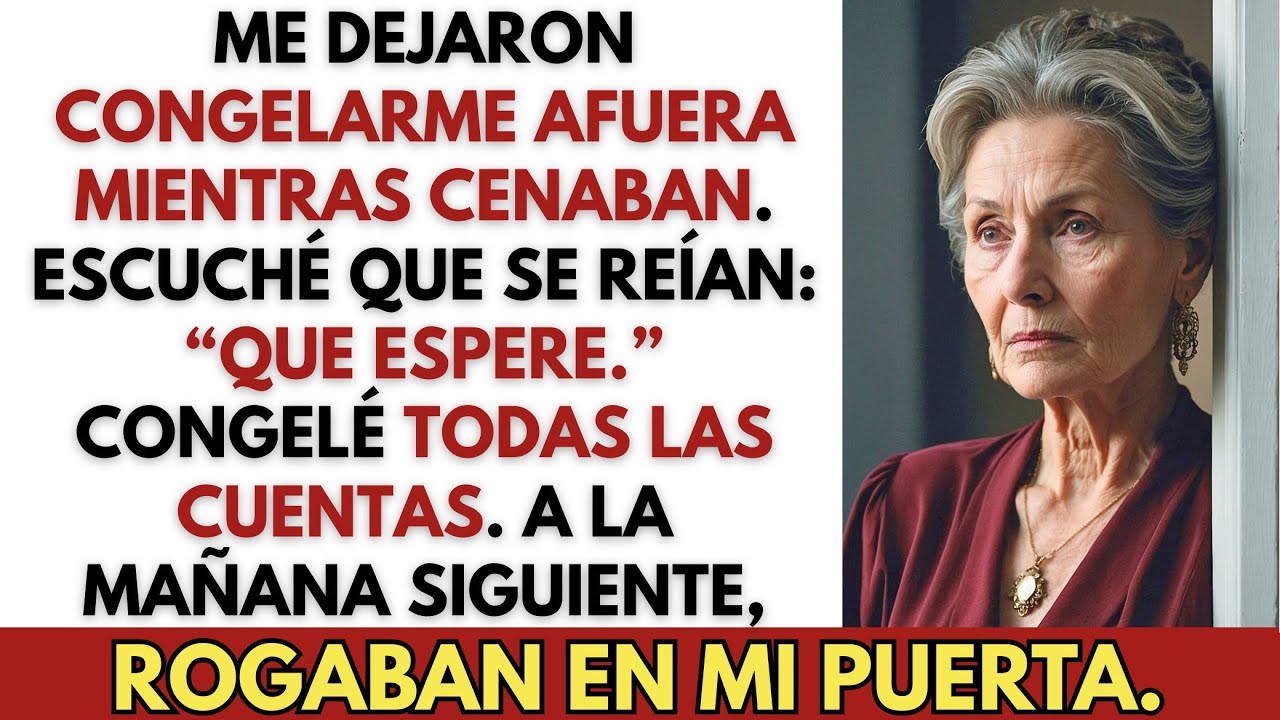 La familia de mi hijo me dejó esperando en una tormenta de nieve — Así que congelé su acceso a...