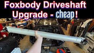 Well, at least the driveshaft is done!