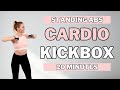 🔥20 Min KICKBOXING ABS🔥LOW IMPACT CARDIO for WEIGHT LOSS🔥KNEE FRIENDLY🔥NO JUMPING🔥NO REPEAT🔥