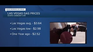 Report Vegas gas prices continue to rise in June