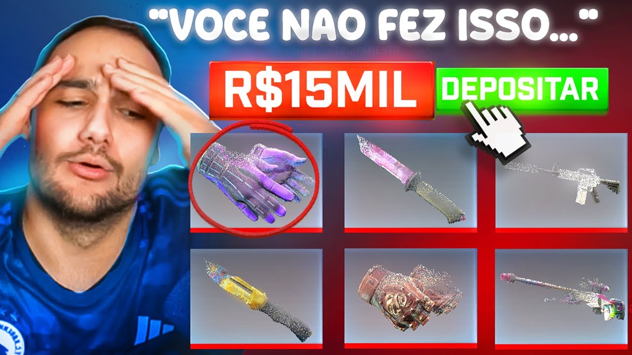 Ele depositou 15 MIL REAIS no CSGONET 🤯 LUCRO ou PREJUÍZO?