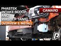 20102015 camaro  phastek intake scoop and washer tank installation  phastek performance