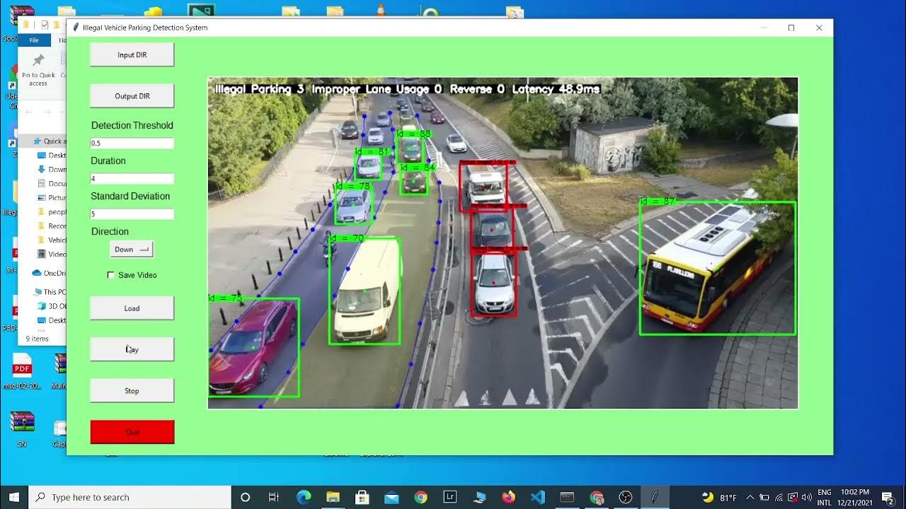 Highway Lane Violation Detector YouTube