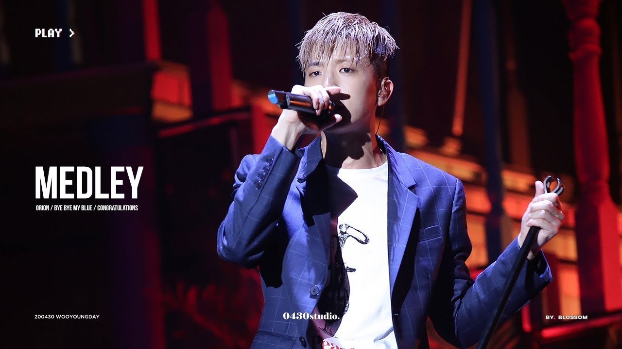 [0430studio] 우영(WOOYOUNG) - Orion / Bye bye my blue / Congratulations / 예뻤어