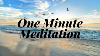 One Minute Guided Meditation | Mindfulness Meditation to Calm Your Mind