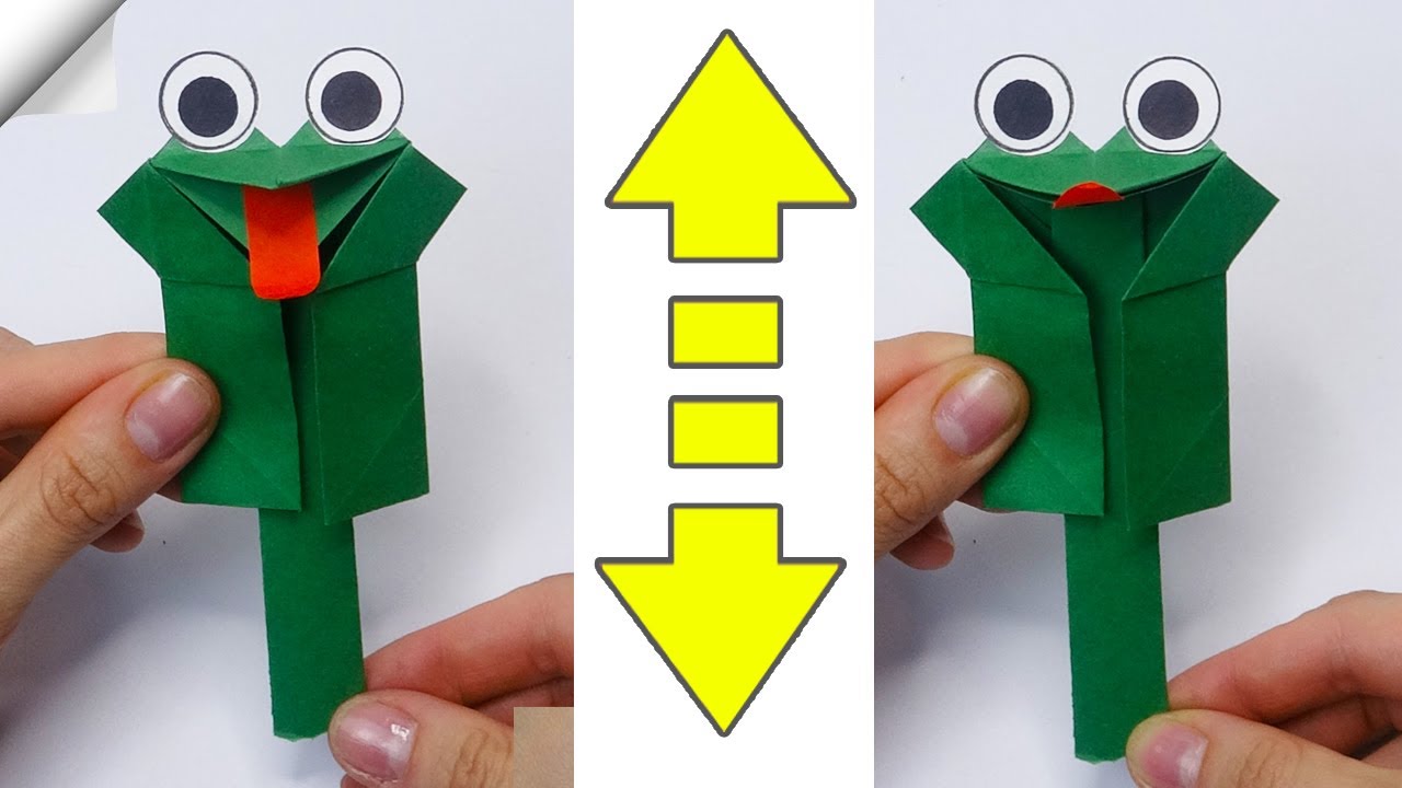 Crazy Frog | Moving paper TOYS | Easy paper crafts - YouTube