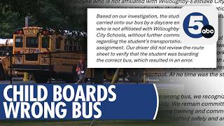 Lake County mom panics after 4-year-old boards wrong bus