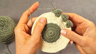 Supper Easy Crochet for Beginners (Crochet Coaster) | kolay tığ işi bardak altlığı