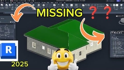 HOW TO FIX AND ADJUST MISSING PROPERTIES PANEL,  PROJECT BROWSER IN REVIT 2025 #revit  #architect