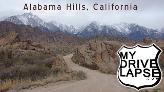 A drive around the Alabama Hills, Mount Whitney California