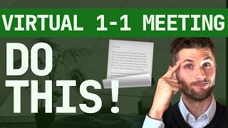 Virtual 1:1 Meeting? 9 Must-Know Tips & a Proven Template
