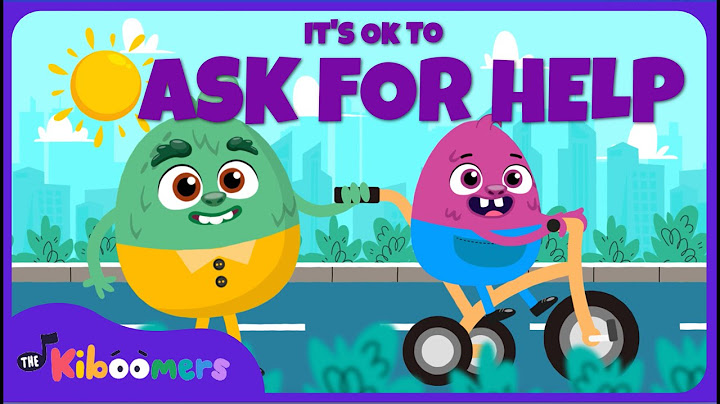 It's Ok To Ask for Help - THE KIBOOMERS Kindergarten Songs for Kids