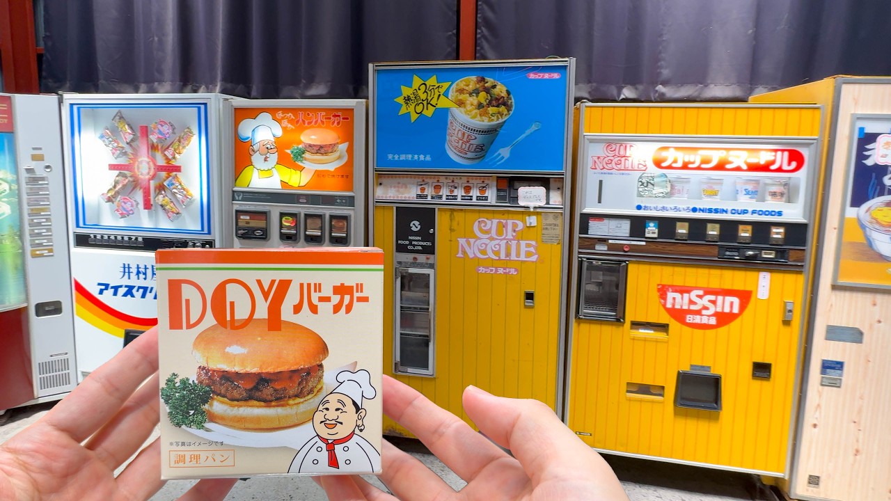 Visiting Japan's Vintage Vending Machines, Arcade Games & Pachinko
