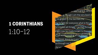 The Miracle Alternative to Factions in the Church: 1 Corinthians 1:10–12
Look at the Book
Teacher: John Piper
Playlist: https://www.youtube.com/playlist?list=PLAcB0f-21Xj3RbXYhQKE8AMTKZ8eMDmnz The Miracle Alternative to Factions in the Church: 1 Corinthians 1:10–12