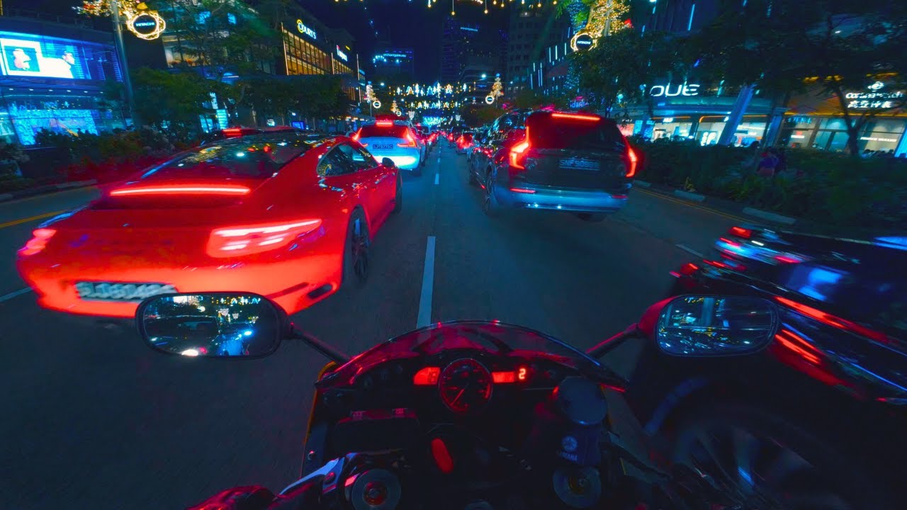 2020 R6 Night YAMAHA R6 Akrapovic | NIGHT CITY RIDE | POV - YouTube